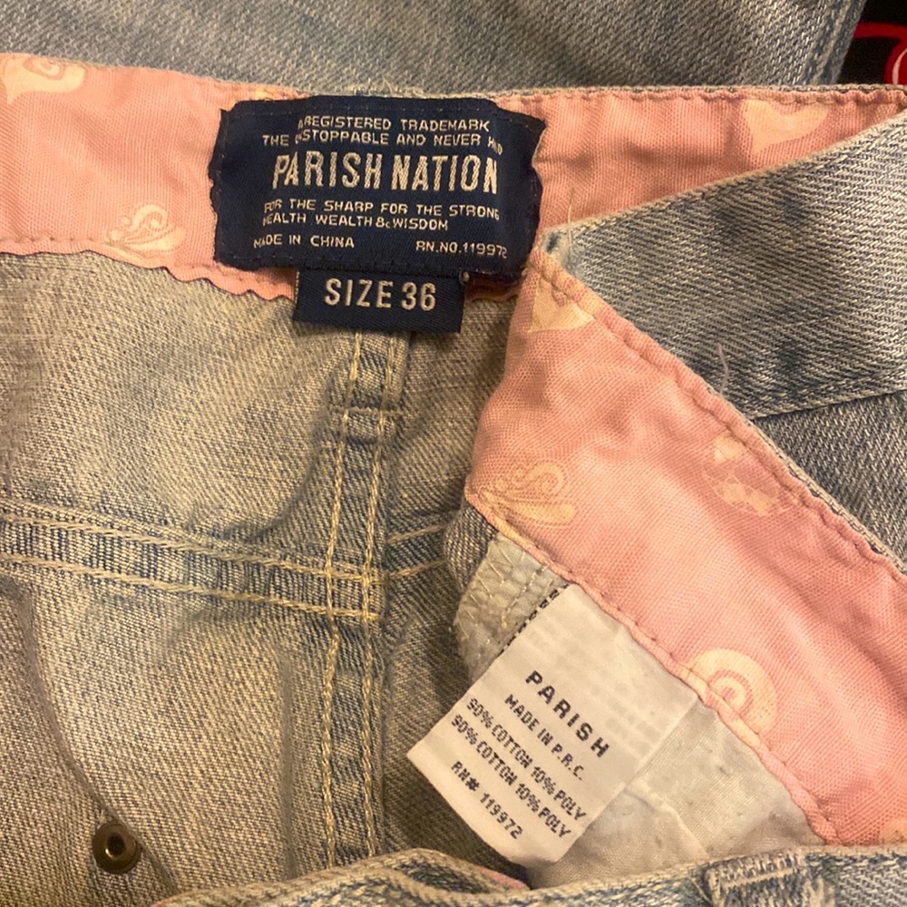 Parish Nation 36X32 relaxed fit jeans